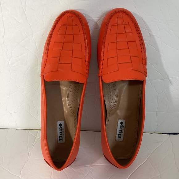 NEW DUNE LONDON WOMAN SIZE 9 M CORAL DRIVING MOCCASINS COMFORTABLE - Picture 4 of 7